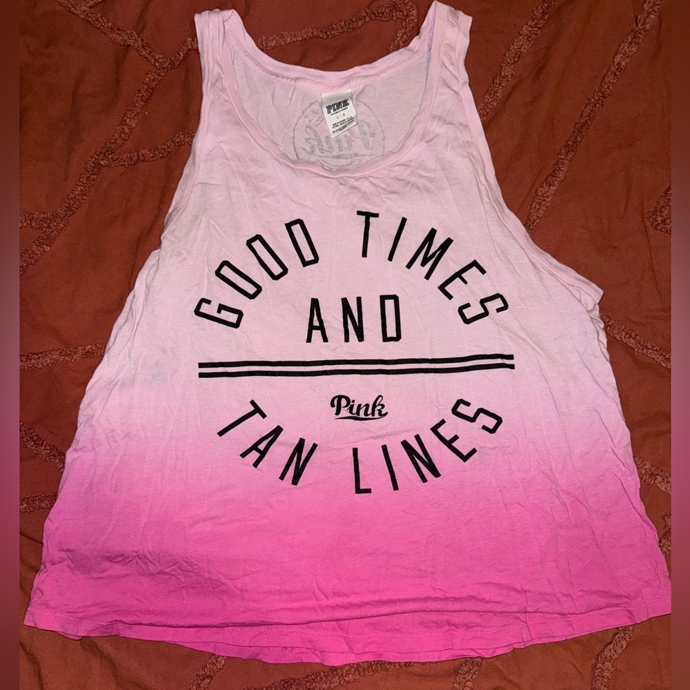 PINK Victoria's Secret Ombré Pink Tee